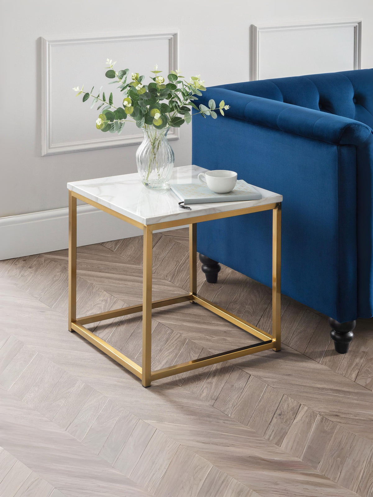 Scala Gold Lamp Table
