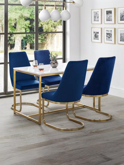 Scala Dining Table - Gold