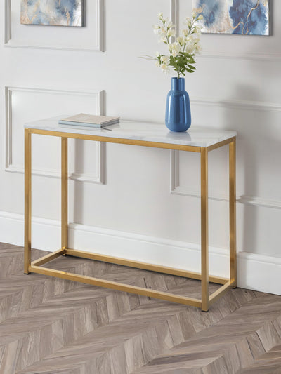 Scala Console Table – Gold