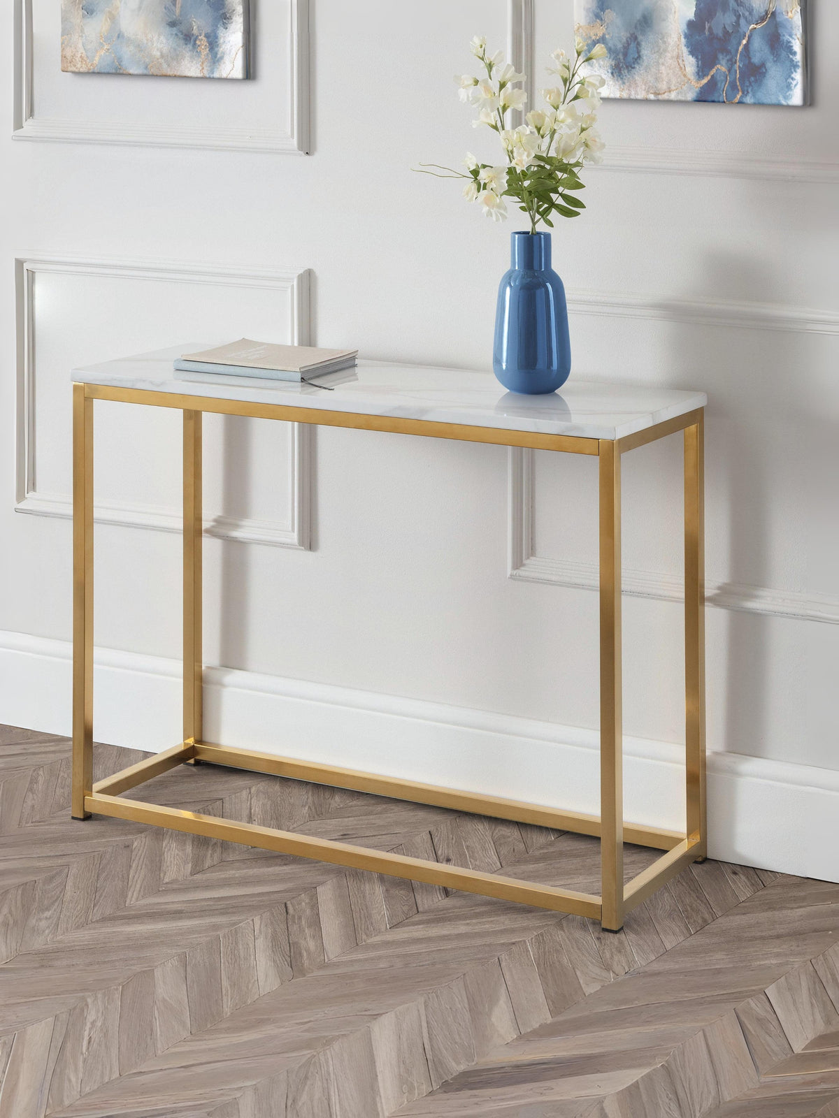 Scala Console Table – Gold