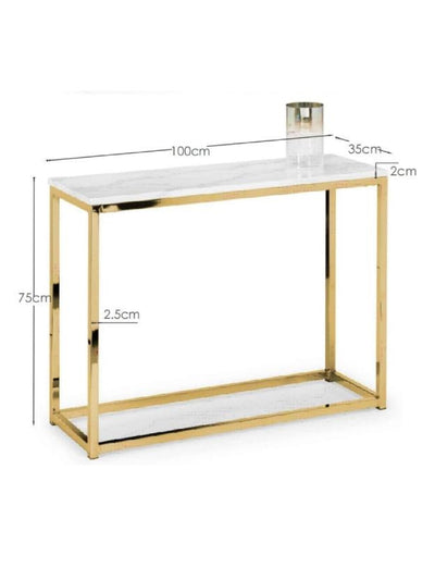 Scala Console Table – Gold