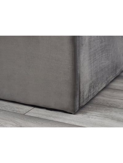 Shoreditch High Headboard Lift-Up Storage Bed - Slate Grey