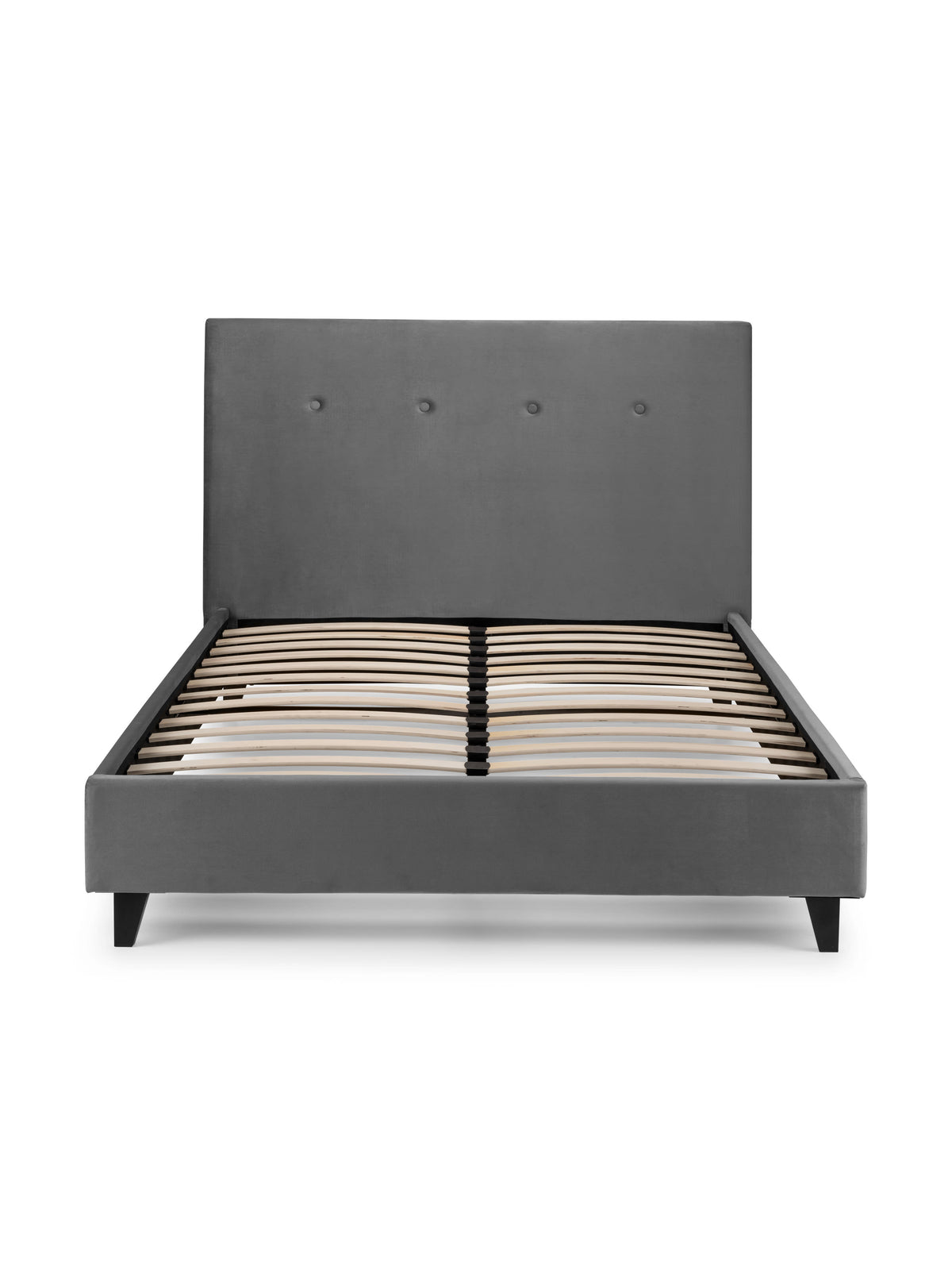 Shoreditch High Headboard Bed - Slate Grey