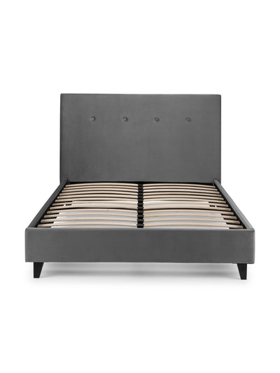 Shoreditch High Headboard Bed - Slate Grey