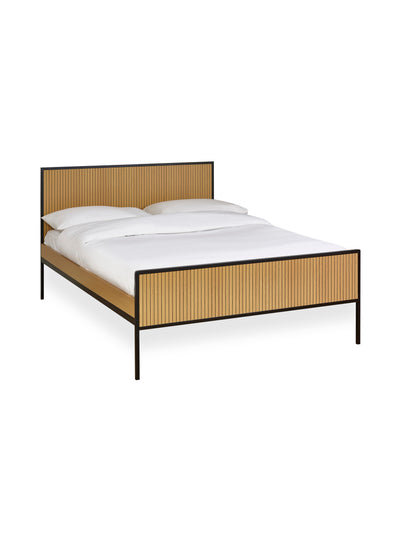 Sia Oak Effect Bed Frame – Natural Oak Effect