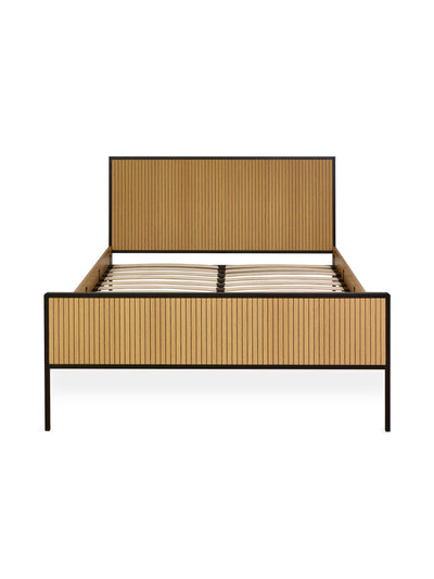 Sia Oak Effect Bed Frame – Natural Oak Effect