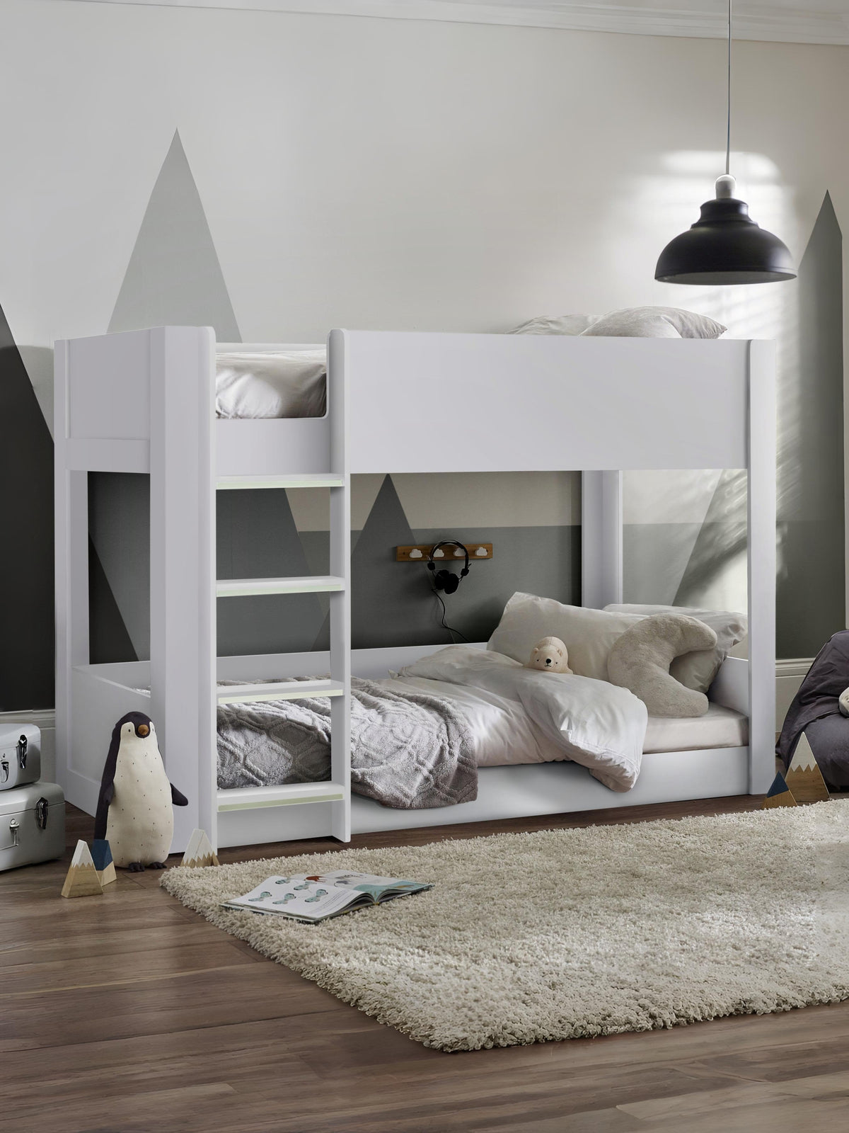 Solomon Bunk Bed - All White