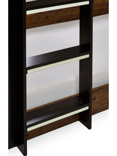 Solomon Bunk Bed - Rustic And Black