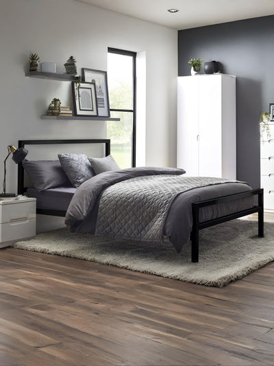 Soto Black Metal Bed