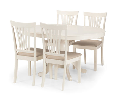 Stanmore Ivory Chairs (Set of 2) – Julian Bowen, view 4