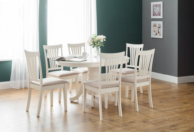Stanmore Ivory Chairs (Set of 2) – Julian Bowen, view 2
