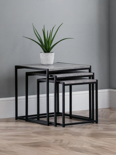 Staten Concrete Nest Of 3 Tables