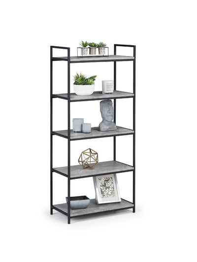 Staten Tall Concrete Bookcase