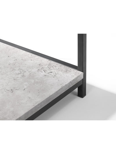Staten Tall Concrete Bookcase