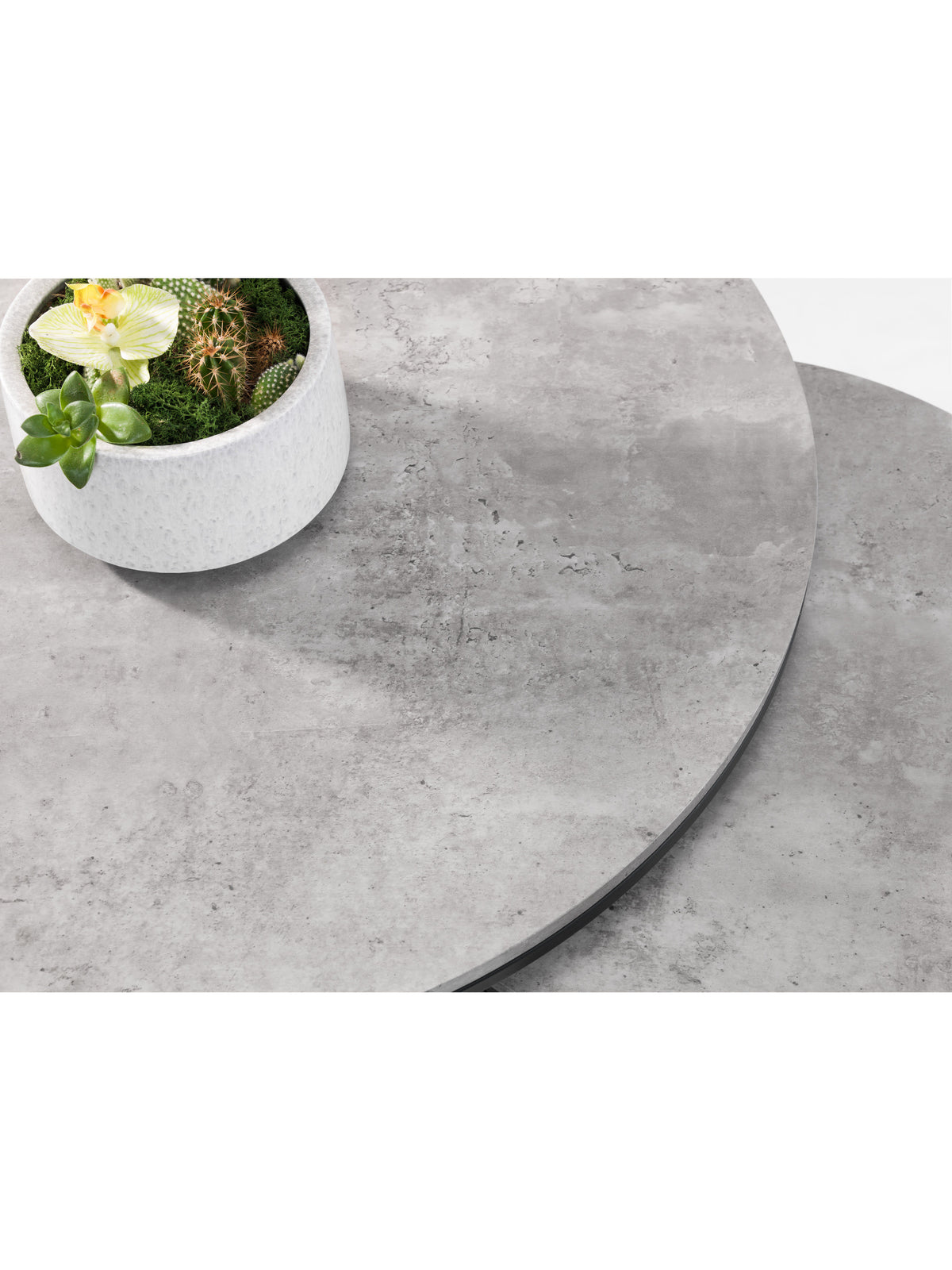 Staten Concrete Round Nesting Coffee Table