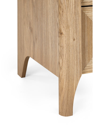 Sydney 3 Drawer Chest - Rattan Effect