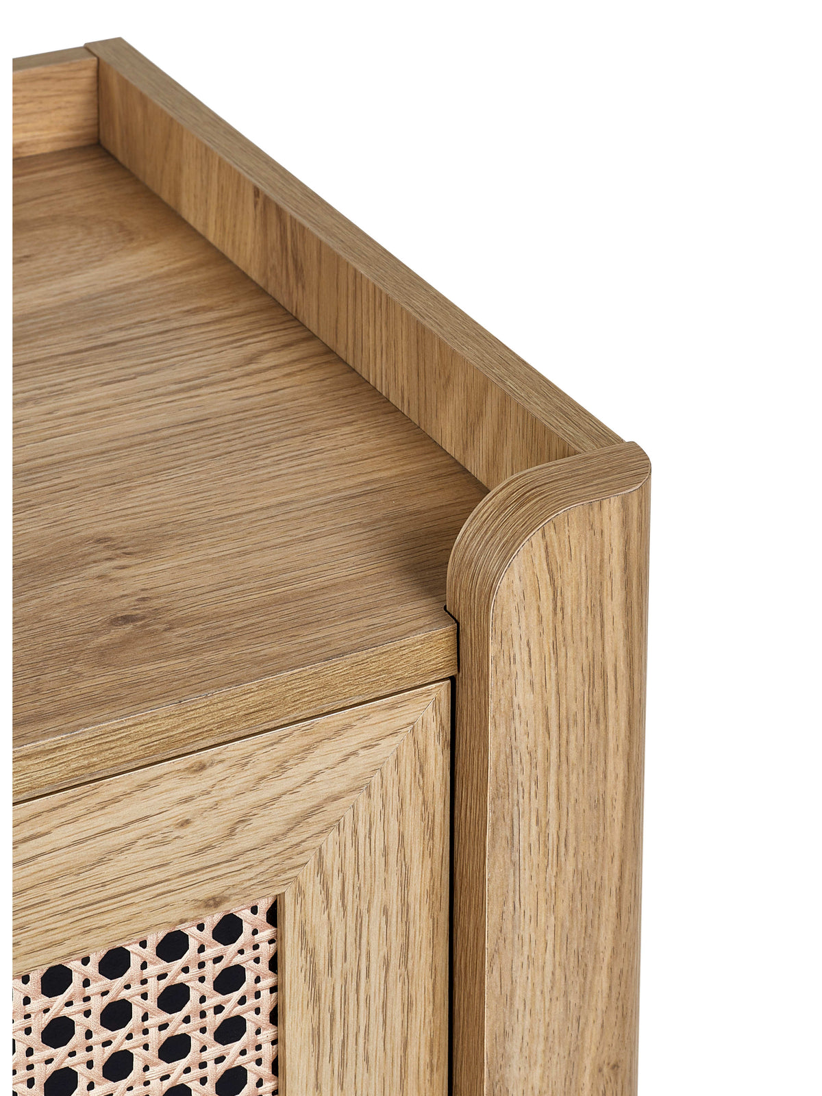Sydney 3 Drawer Chest - Rattan Effect