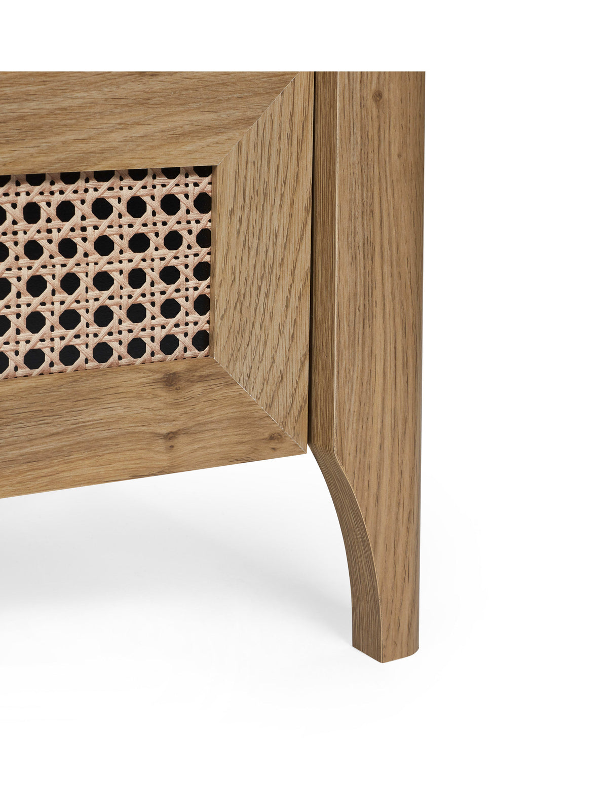 Sydney 6 Drawer Wide Chest - Rattan Effect
