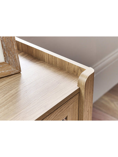 Sydney 6 Drawer Wide Chest - Rattan Effect