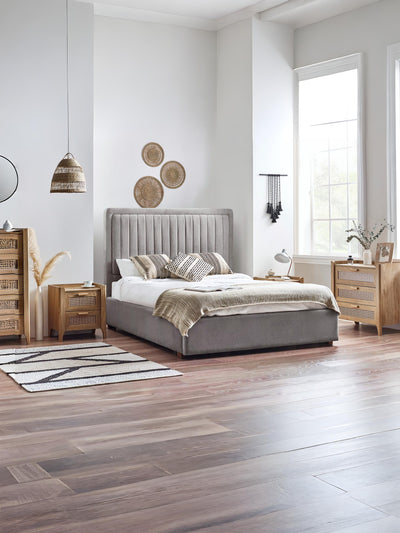 Sydney 2 Door Wardrobe - Rattan Effect