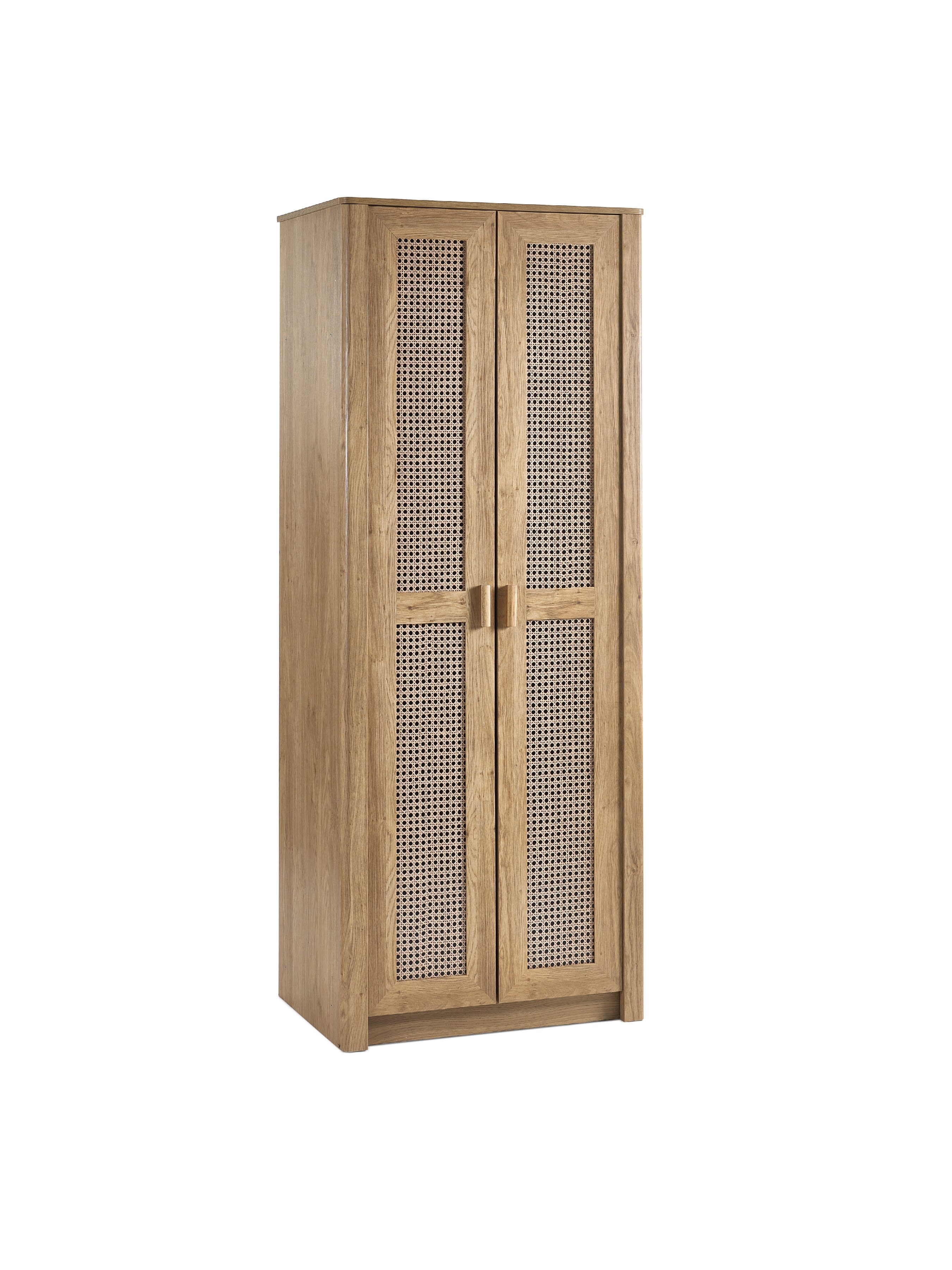 Sydney 2 Door Wardrobe - Rattan Effect