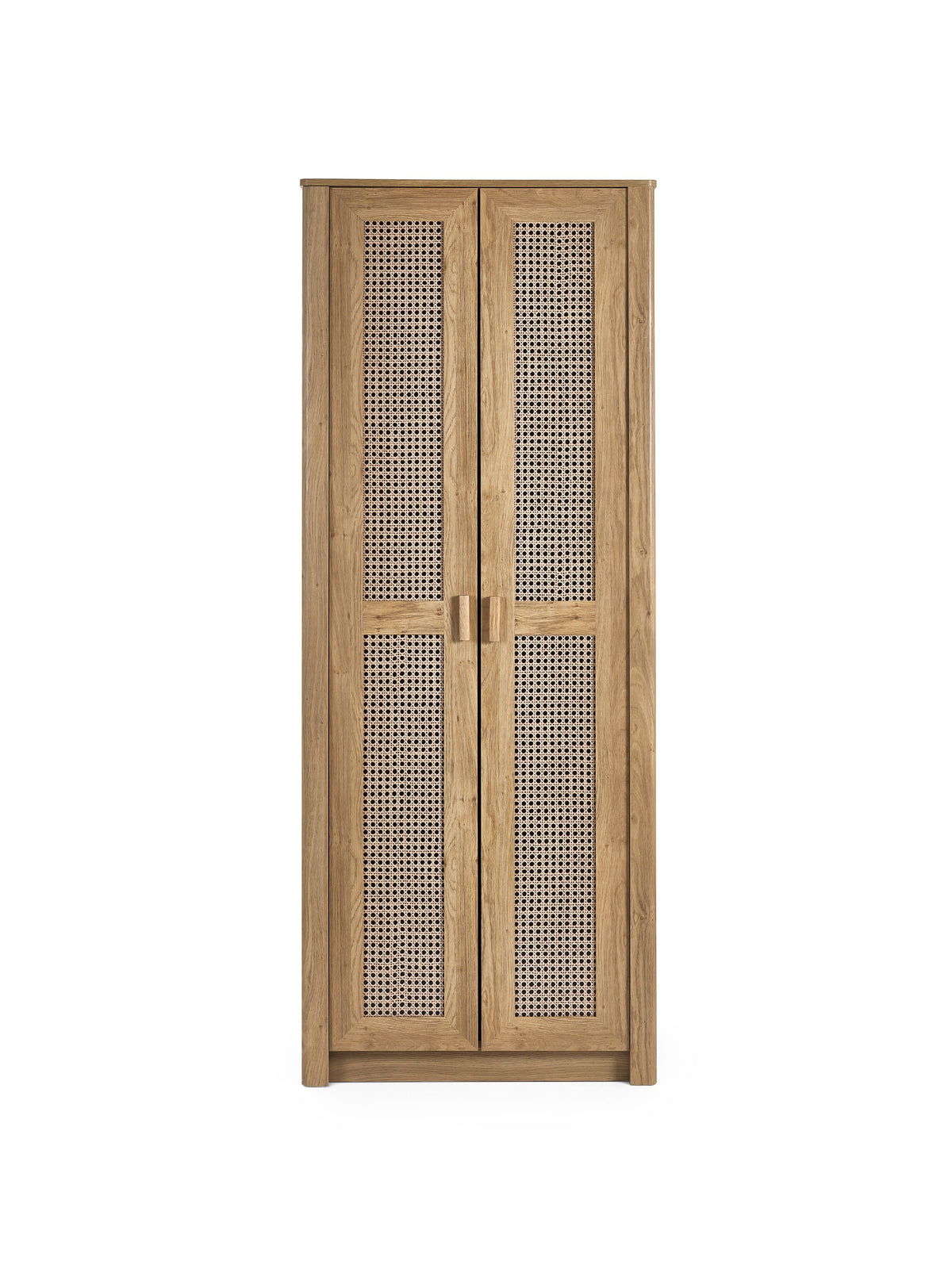 Sydney 2 Door Wardrobe - Rattan Effect