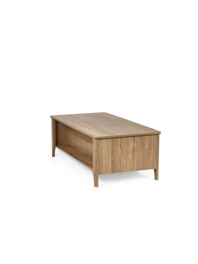 Sydney 2 Drawer Coffee Table - Rattan Effect