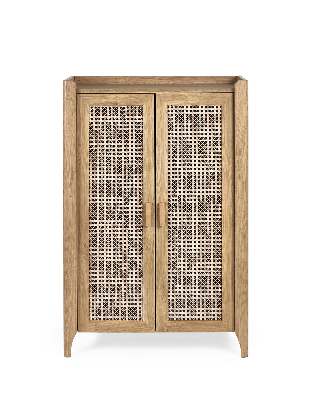 Sydney Shoe Cupboard - Rattan Effect