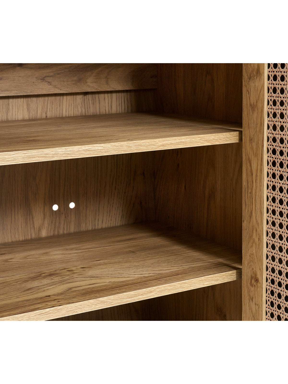 Sydney Shoe Cupboard - Rattan Effect