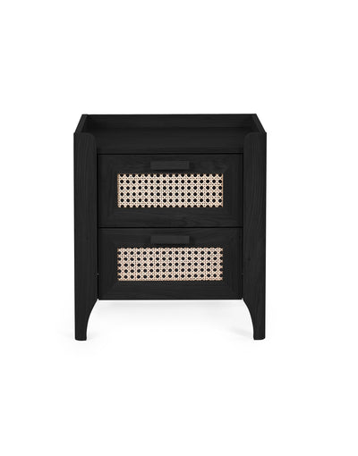 Sydney 2 Drawer Bedside - Black Ash – Julian Bowen, view 4