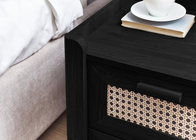 Sydney 2 Drawer Bedside - Black Ash – Julian Bowen, view 9