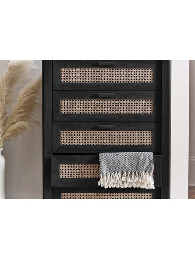 Sydney 5 Drawer Chest - Black Ash