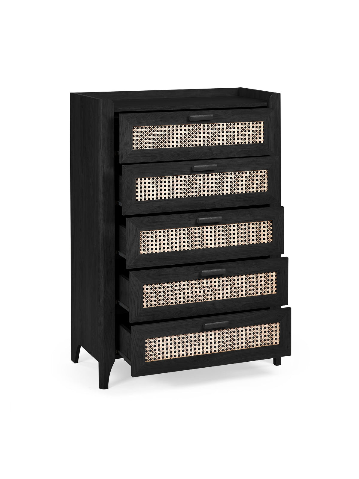 Sydney 5 Drawer Chest - Black Ash