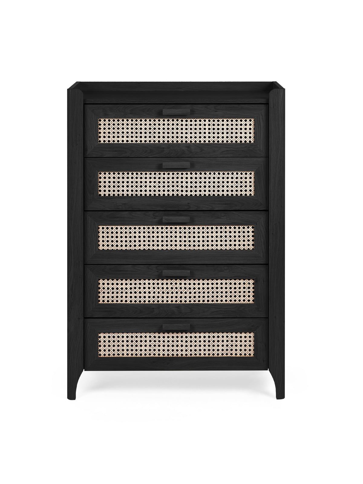 Sydney 5 Drawer Chest - Black Ash