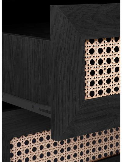 Sydney 5 Drawer Chest - Black Ash