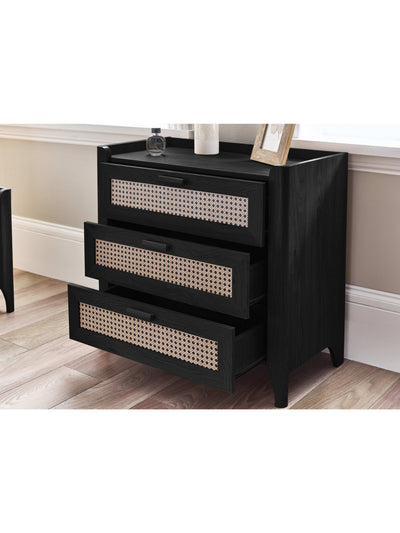 Sydney 3 Drawer Chest - Black Ash