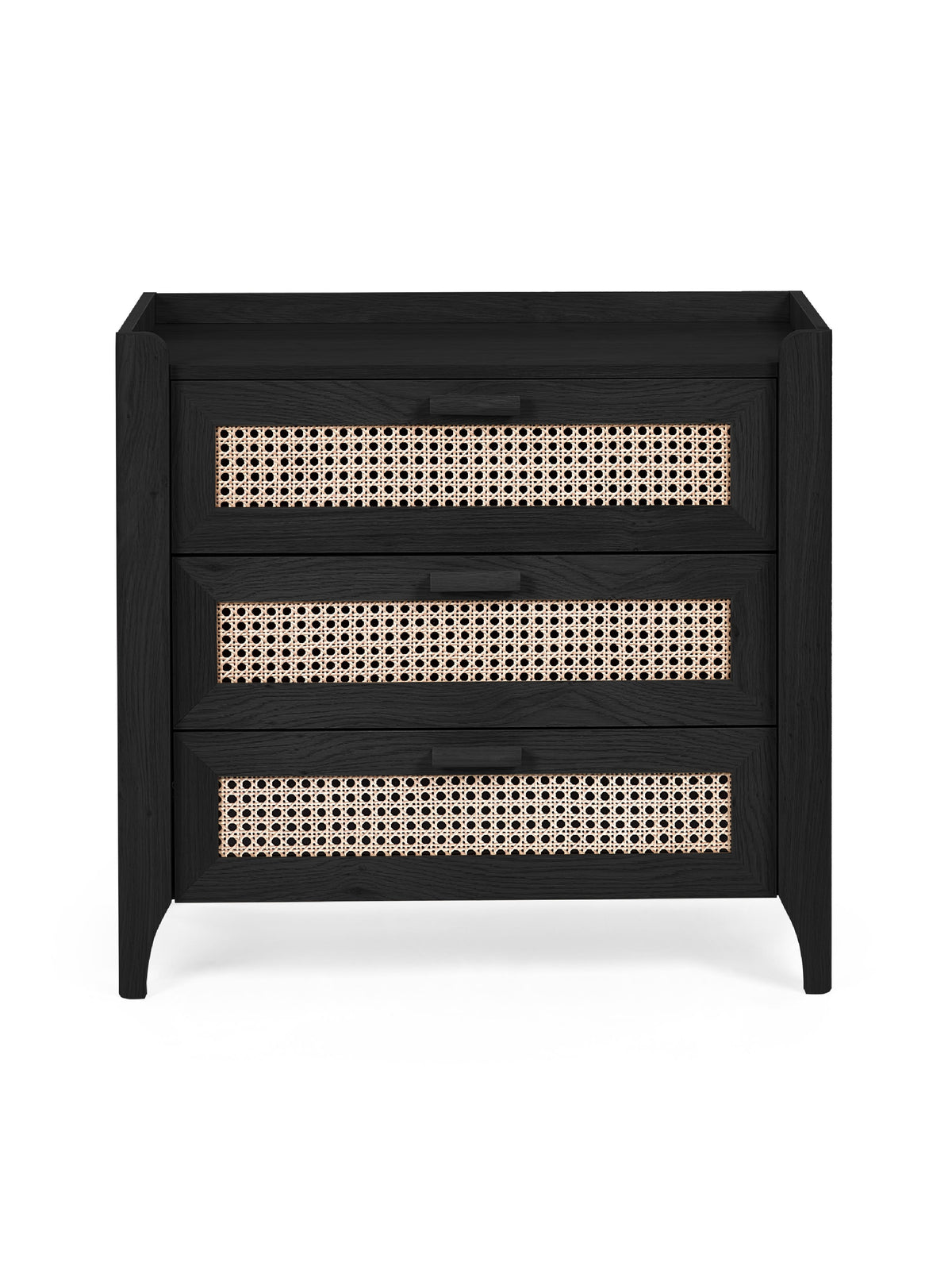 Sydney 3 Drawer Chest - Black Ash