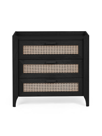 Sydney 3 Drawer Chest - Black Ash