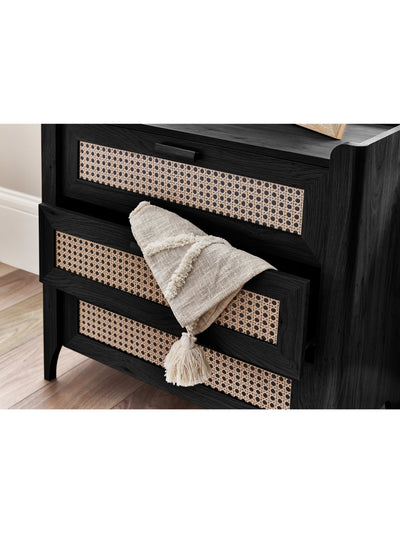 Sydney 3 Drawer Chest - Black Ash