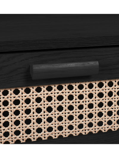 Sydney 6 Drawer Wide Chest - Black Ash