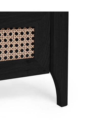 Sydney 6 Drawer Wide Chest - Black Ash