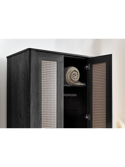Sydney 2 Door Wardrobe - Black Ash