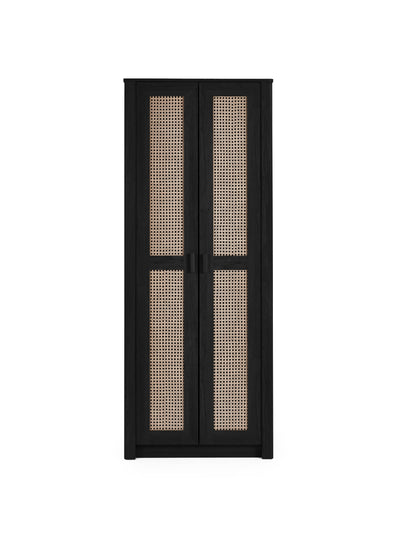 Sydney 2 Door Wardrobe - Black Ash