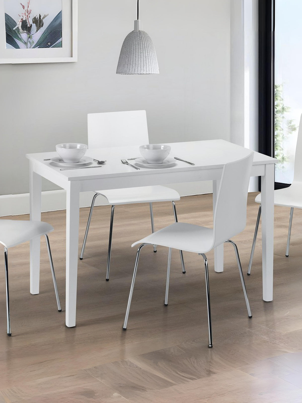 Taku Dining Table - Satin White