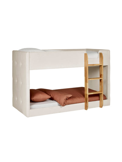 Teddy Upholstered Bunk Bed – Cream Boucle