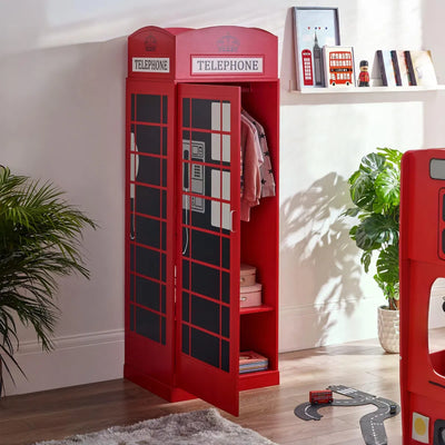 Telephone Box Wardrobe – Julian Bowen, view 2