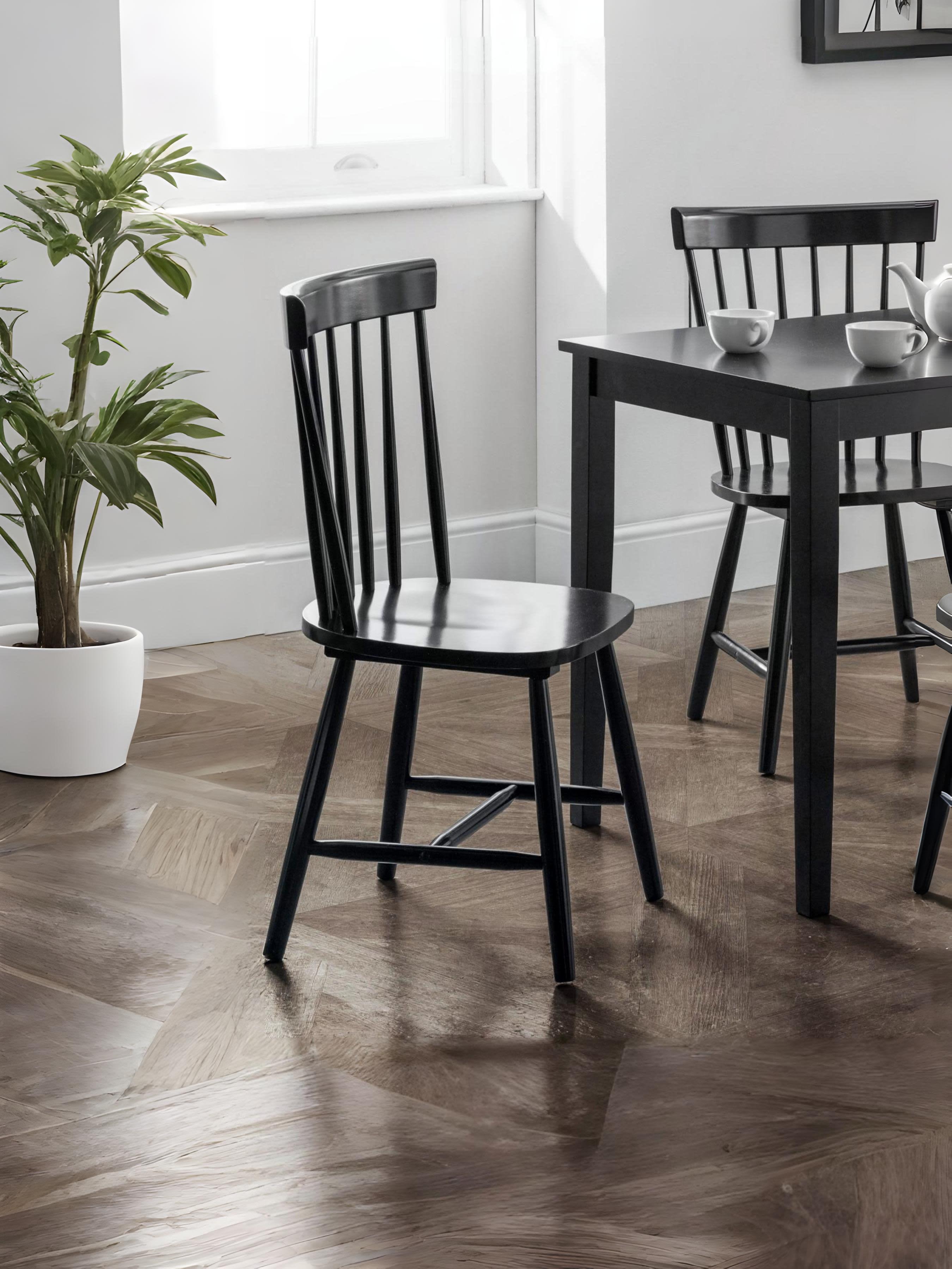 Torino Black Chairs (Set Of 4)