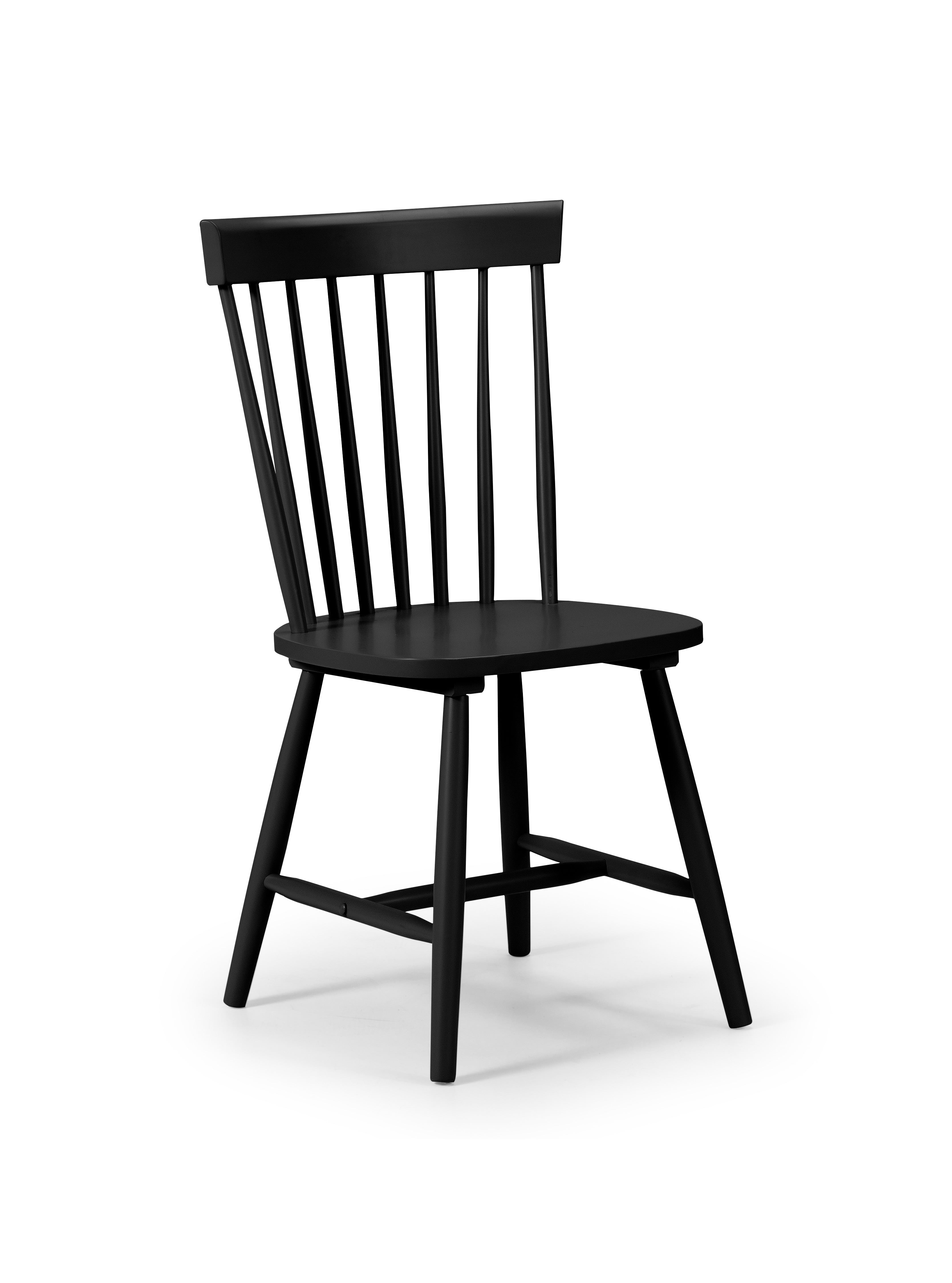 Torino Black Chairs (Set Of 4) – Julian Bowen, view 3