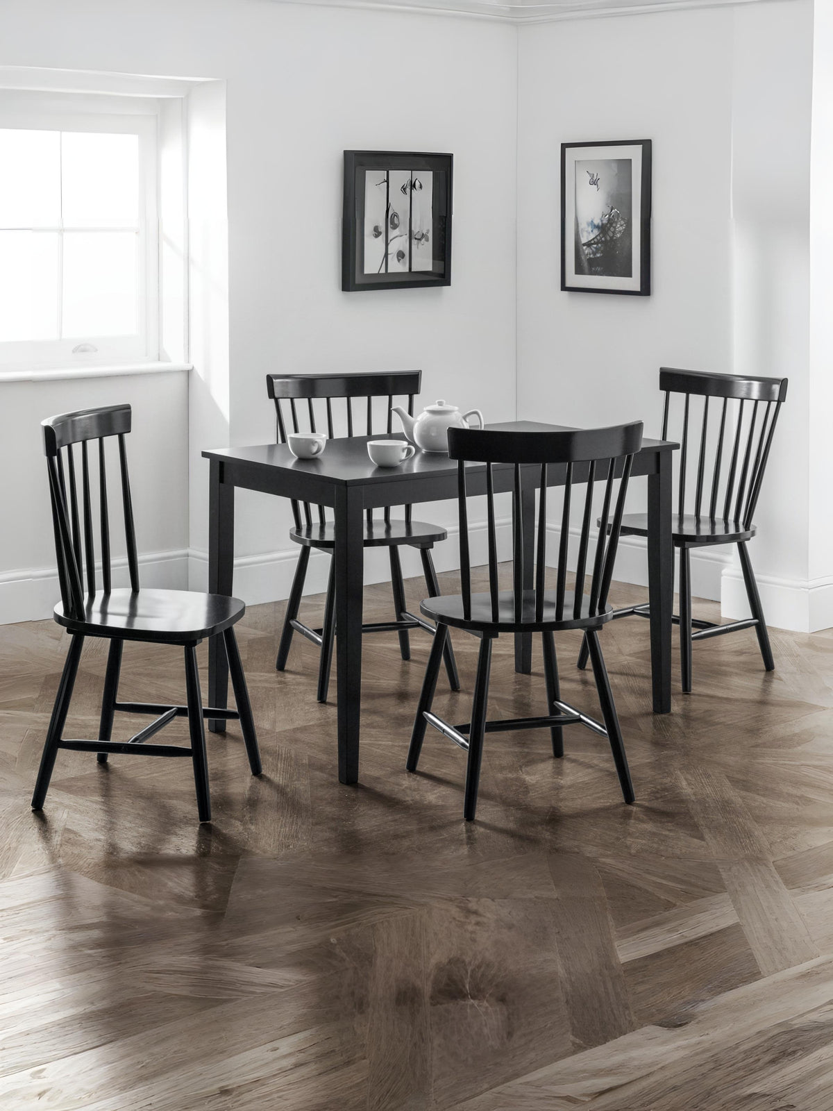 Torino Black Chairs (Set Of 4)