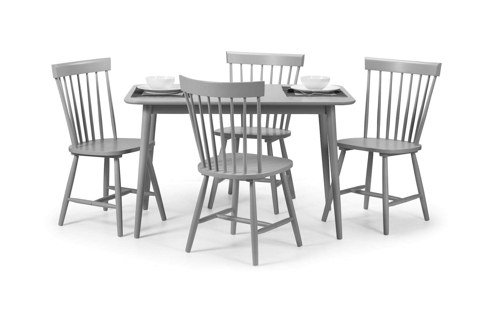 Torino Grey Chairs (Set of 4) – Julian Bowen, view 5